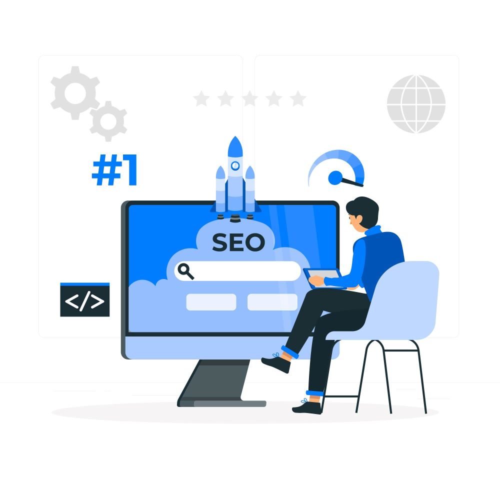 SEO analytics dashboard showing growth